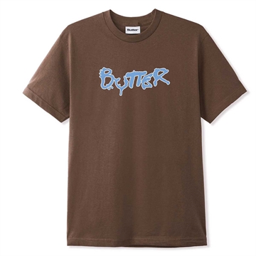 Butter Goods T-shirt Radio Brown